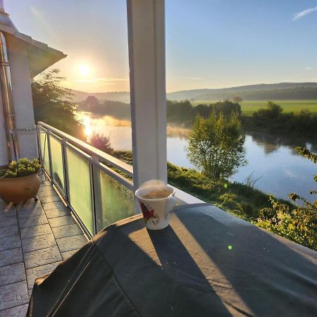 Haus An Der Weser Ferienwohnung Brevorde Kültér fotó